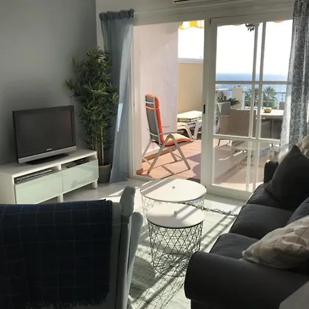 Sunny Apartment On Burriana Beach Nerja Exterior photo
